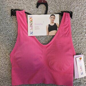 NWT Joyspun Women’s Seamless Wirefree Bra small removeable padding